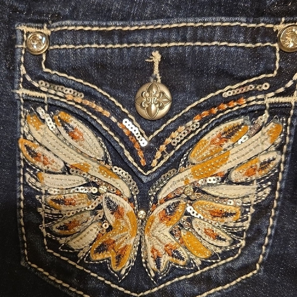 Miss Me Dark Blue Boot Cut Jeans - Picture 4 of 7
